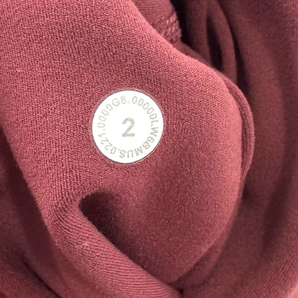 Lululemon Align Super High Rise Wide Leg Crop 23" Yoga Pants Mulled Wine Sz 2 - Picture 11 of 16